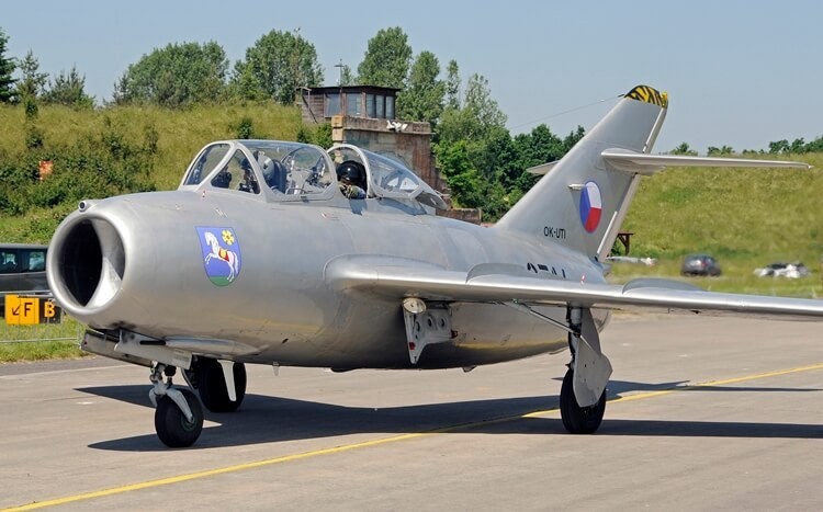 Lot myśliwcem MIG-15 Fagot – Czechy