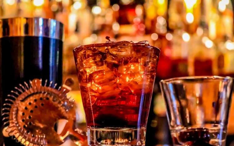 Szklanki whisky z cola