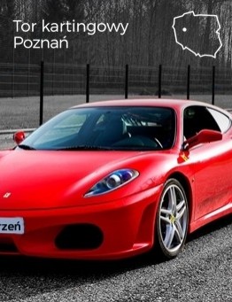 Jazda za kierownicą Ferrari F430 – Tor kartingowy Poznań
 Liczba okrążeń-1 okrążenie
