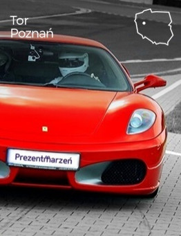 Jazda Ferrari dla dziecka jako pasażer – Tor Poznań