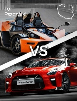 Jazda KTM X-BOW vs Nissan GT-R – Tor Pszczółki