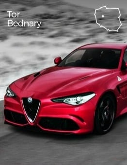 Jazda za kierownicą Alfa Romeo Giulia Quadrifoglio – Tor Bednary