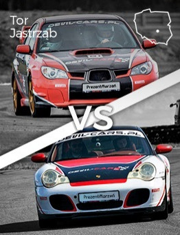 Jazda Subaru Impreza WRX vs Porsche 911 Carrera – Tor Jastrząb