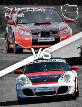 Jazda Subaru Impreza WRX vs Porsche 911 Carrera – Tor kartingowy Poznań