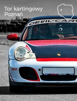 Jazda za kierownicą Porsche 911 Carrera – Tor Poznań karting
 Ilość okrążeń-1 okrążenie