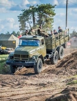 Przejażdżka ciężarówką wojskową – Borne Sulinowo