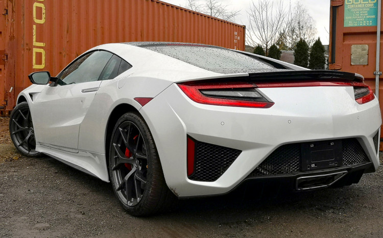 honda nsx tyłem