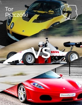 Jazda Ferrari vs Lotus vs Formuła Jedi – Tor Pszczółki