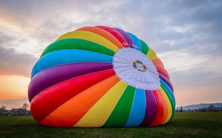 kolorowy balon