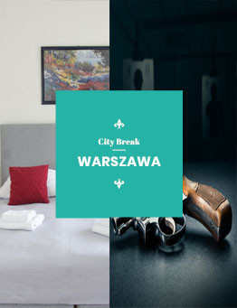 Pobyt w hotelu i strzelanie na strzelnicy – Warszawa