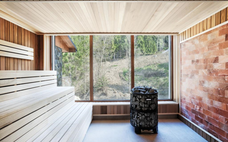 sauna z widokiem 