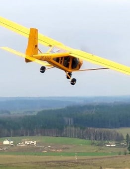 Lot widokowy samolotem – Olsztyn