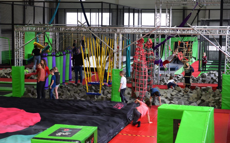 park trampolin w Kielcach