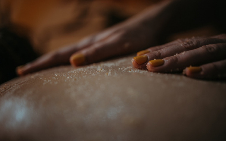 peeling na ciele