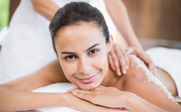 kobieta w spa