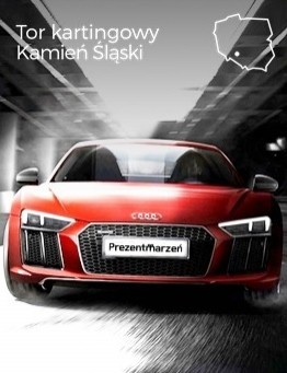 Jazda za kierownicą Audi R8 V10 – Tor kartingowy Kamień Śląski
 Liczba okrążeń-1 okrążenie