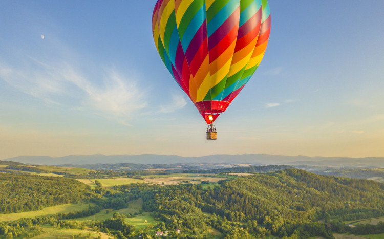 Widokowy lot balonem w tygodniu – Olsztyn