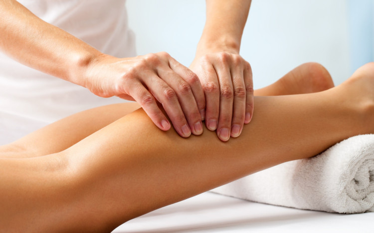 relaksacyjny masaż łydki