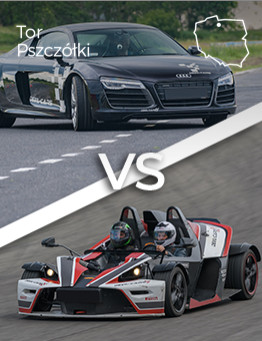 Jazda Audi R8 V10 vs KTM X-Bow – Tor Pszczółki