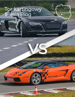 Jazda Lamborghini Gallardo vs Audi R8 V10 – Tor kartingowy Silesia Ring
