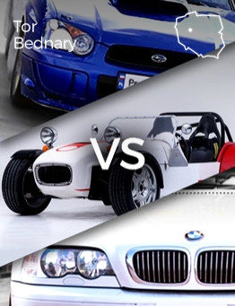 Jazda za kierownicą Subaru Impreza vs GKD Legend vs BMW E46 – Tor Bednary