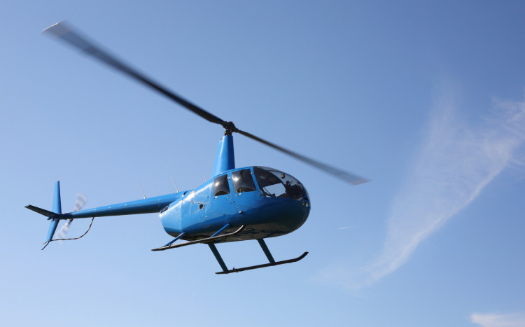 lot helikopterem jako pasażer