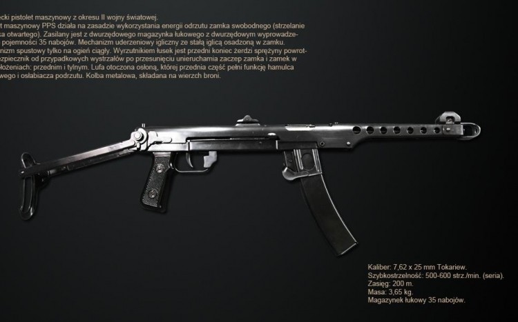 pistolet maszynowy PPS