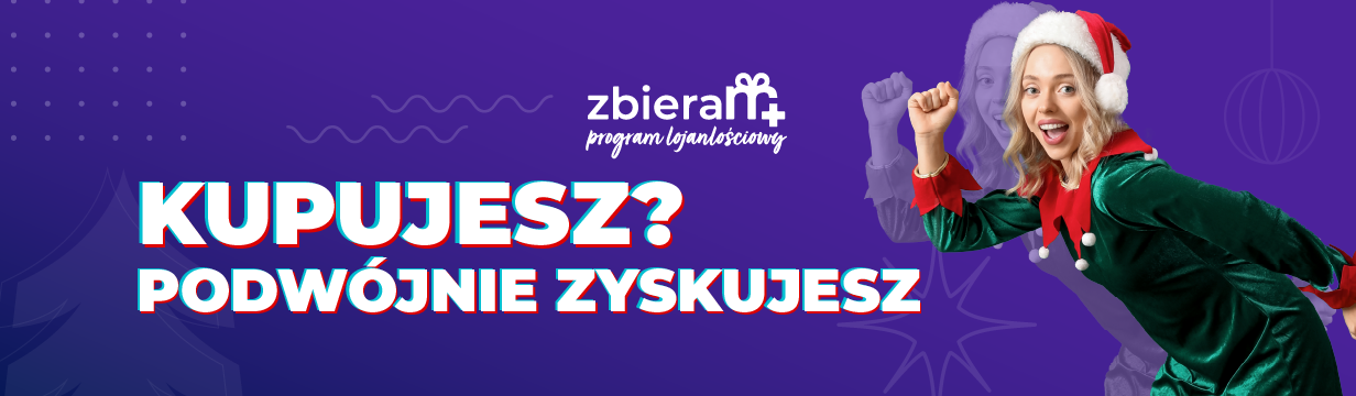 Otrzymaj 2x więcej punktów za zakupy