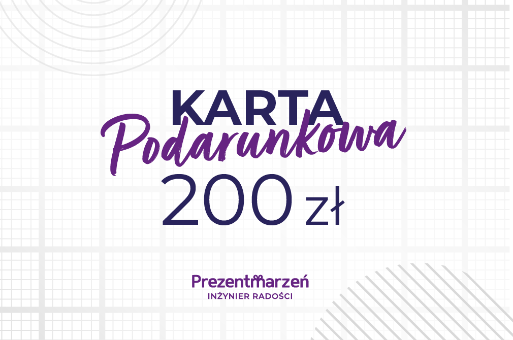 Karta podarunkowa o wartości 200 zł
