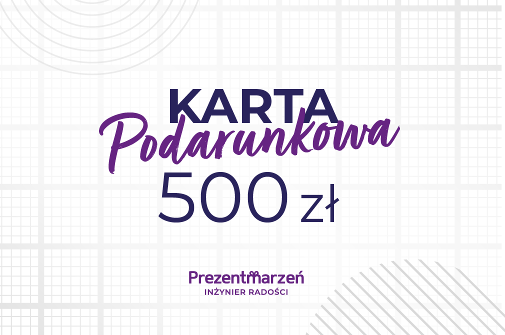 Karta podarunkowa o wartości 500 zł